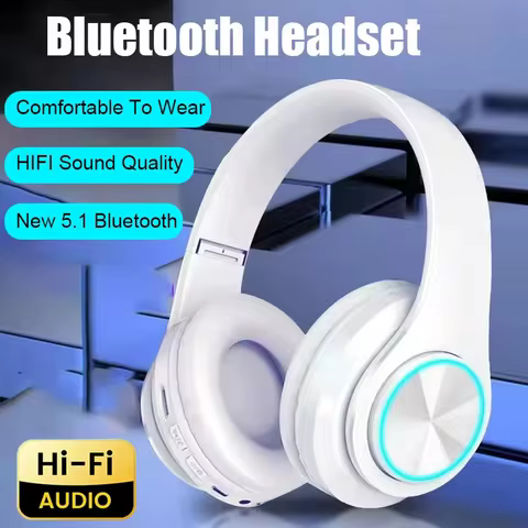 2026NEW B39 Head-mounted Wireless Bluetooth Headphones With Mic Noise Cancelling Headsets Stereo Spo