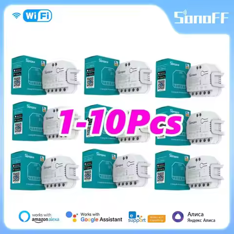 SONOFF DUALR3/R3 Lite DIY MINI Smart Switch 2 Gang Dual Relay Module With Power Metering Control Via