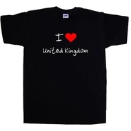 I Love Heart United Kingdom T-Shirt