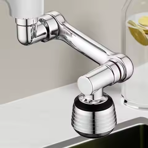 Bathroom Faucet Extender 1080-Degree S Rotating Faucet Extender Rustproof Faucet Extender Multifunct