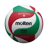 MOLTEN Volleyball Ball V5M5000 Size 5 White/Green/Red FIVB Approved