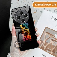 Softcase poco C75 - Case Glass Xiaomi poco C75 - Casing poco C75 - Silicone poco C75 [H346]