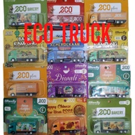 Eco Shop Truck & Treler WHEELLY collection truck die cast box truck/prime mover Merdeka Balik Kampun