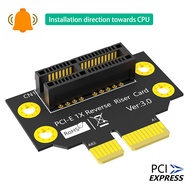 32mm PCIE X1 3.0 90 Degree Reverse Male to Female Riser Card PCI Express 1X to 1X Convert Card Adapt