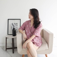 ECLAIR Sleepwear - Oversized Shorts Pajamas Set