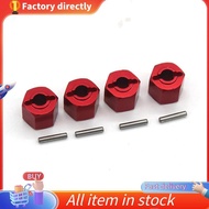 In stock-Metal 12mm Wheel Hex Hub Adapter for  -10 DBX10 1/10 RC Car Upgrades Parts Accessories ,Red