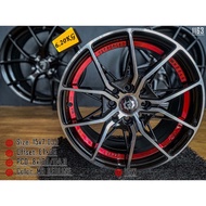 YSW 15X7 ET35 8X100/114.3 MB REDLINE
