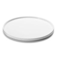 Georg Jensen Bernadotte White Plate, 26cm Diameter