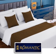 Bed Runner / Selendang kasur Brown by ROMANTIC standard Hotel