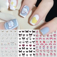 ✁ Anime Sanrio Nail Sticker Kawaii Cinnamoroll My Melody Nail Art Sticker Adhesive Nail Sticker Toy Gift Wholesale for Children