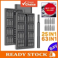 63-in-1 Precision Screwdriver Set Gadget Removable