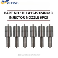 XM 6PCS DLLA 154S 324N 413 Fuel Injector Nozzle Type SN 105015-4130 DLLA154S324N413 For ISUZU N F Se