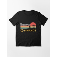 Vintage Binance Coin BNB Crypto My Retirement Plan Cryptocurrency Blockchain Wallet Essential T-Shir