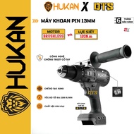 Máy khoan pin 21V đầu kẹp 13mm HUKAN GEN 3 Z1800BL | lực siết 125N.m tính năng Anti Kickback với 3 c