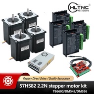 HLTNC 3 4 Axis Kit CNC Nema 23 2.2N 82mm Stepper Motor Driver TB6600 DM542 DM556 USB LPT Mach3 Contr