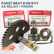PAKET KOMPLIT ENGKOLAN + AS SELAH + GIGI PINION + PER SELAH  MOTOR BEAT KARBU / BEAT LAMA / VARIO 11