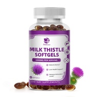 LUKAREE ผลิตภัณฑ์เสริม Milk Thistle 1000mg บวก Dandelion Root สนับสนุนการทํางานของตับสุขภาพสุขภาพภูม