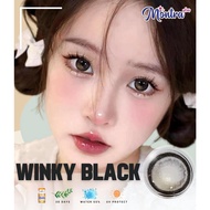 คอนแทคเลนส์🌈Winky🌈 Black (Montra) ขนาดกลาง💖
