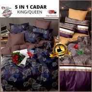 5 IN 1-CADAR QUEEN-CADAR-CADAR KING-CADAR MURAH-OFFER-CADAR COTTONCARTOONDESIGN BEDSHEETS-HOME-KING-