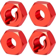 4PCS Aluminum Wheel Hex Hub Extenders Adaptor Combiner Coupler RC Wheel Hex Drive Adapter Compatible