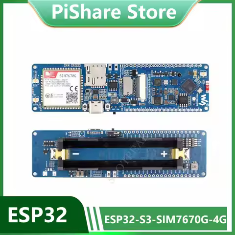 ESP32-S3 SIM7670G 4G Development Board With Camera Global Band Portable WIFI LTE Cat-1/4G/GNSS/GPS