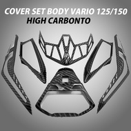 Body COVER FULL SET VARIO CLICK 150 125 CARBON LIST STOP SEN KILOMETER motorbike