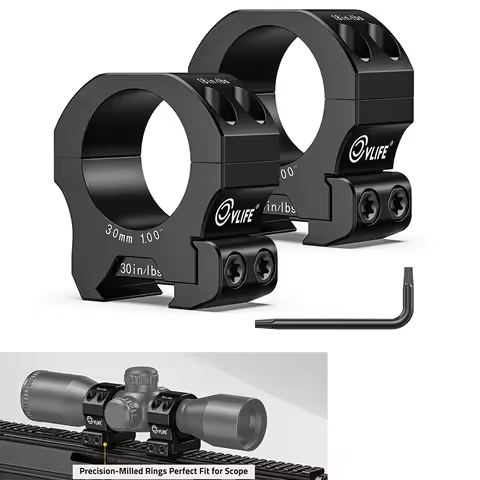 CVLIFE Rifle Scope Rings Riflescope Mount Compatible with Picatinny Rails and More 2 Pieces Aluminum