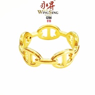 Wing Sing Cincin CD Chain 5G Emas 916  / 猪鼻CD916黄金戒指/ CD Chain 916 5G Gold Ring