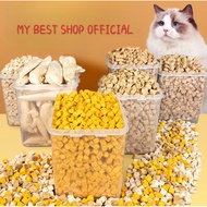 Booster Gemuk Kucing Freeze Dried Pet Food 500g Container Makanan Kucing Snack Kucing宠物鸡肉冻干Pet Snack