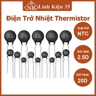 Various types of NTC Thermistor 5D/8D/10D/16D/20D/22D/47D