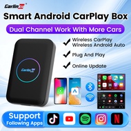 CarlinKit Lite Android TV Box 3-In-1 Wireless Adapter Support Netflix IPTV Wireless Android Auto & C