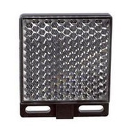 BRT-2X2 (40071), 50 Degrees C, 51 X 51 MM, Plastic, Rectangular, REFLECTIVITY Factor 1.0, Reflector,