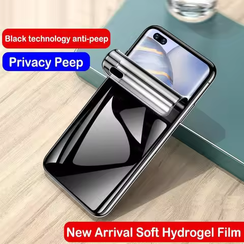 Privacy Hydrogel Film For Realme X50 5G X7 Pro 5G Realme XT X3 For Realme X Lite X50m Screen Protect