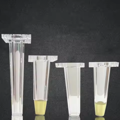 1Pcs 8-20cm Acrylic Furniture Legs Transparent Replacement Sofa Feet Hardware Accessories for Coffee