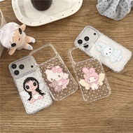iPhone 17 Pro max Pixel cartoon pattern TPU material IMD process phone case