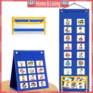 ci Kids Daily Schedule Chart 18+1 Pocket Visual Schedule Chart Visual Timetable Chart Daily Routine 