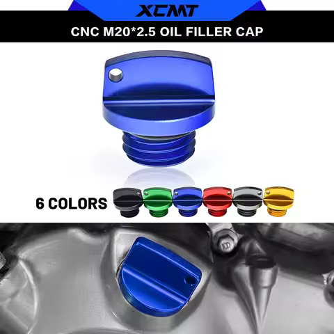 M20*2.5 Oil Filler Cap Plug For Yamaha YZ 65 80 85 125 250 YZ250F YZ450F YZ125X YZ250X T-MAX XSR900 