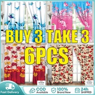 Buy 3 Take 3=6PCS Kurtina Sa Bintana 100*210cm Kurtina Sale Free Shipping Curtains Makapal At Mahaba