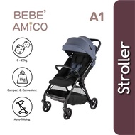 New Launch Bebe Amico Compact & convenience Auto-Folding Stroller A1 - New Born to 22kg