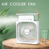 aircond mini aircond cooler ♤GLORICON 3 in 1 USB Mini Portable Fan Humidifier Purifier Mist Cooler with 7 Colors LED Lig