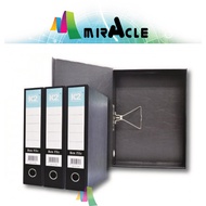 K2 A4 BOX FILE PVC BLACK 8999 / Box File / Document File/ PVC Document File