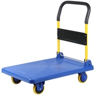 Hand Trolley loading weight //Trolley Mute Trolley Folding Cart Household Portable Truck Trailer Cart Platform Trolley