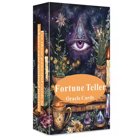 Fortune Teller Oracle Cards, Fortune Telling Tarot Deck, with Meaning on The Cards, Suitable for Beg