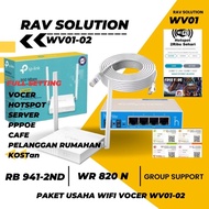 PAKET USAHA WIFI VOCER WV01-02 CUSTOM RAV SOLUTION
