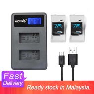 Aopuly GoPro battery Gopro Charger 1600mAh battery for Gopro hero 5 6 7 8 LCD USB Gopro charger for 