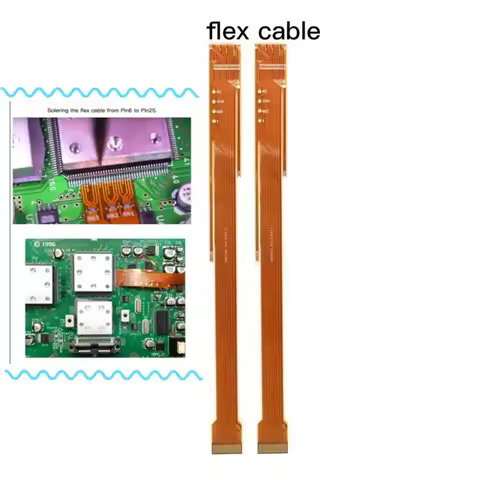 New Ribbon Flex Cable For N64 Digital to Digital HDMI PCB Mod Kits Soldering Ribbon