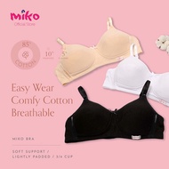 Miko Bra C316 - 85%cotton 5%EA  10%PES / Soft support/ lightly Padded/ 3/4 Cup