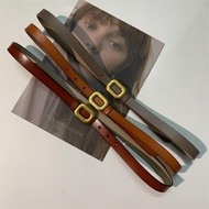 Belt Retro Thin Waistband Leather Pin "Ave GC1009