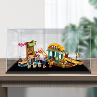 Transparent Acrylic Display Box For Lego 43185 Boun's small boat figurine Display Case Dustproof Cov