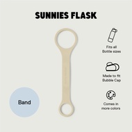 Sunnies Flask Bubble Cap Band (Silicon Strap Handle Accessory for Water Bottle Cap)